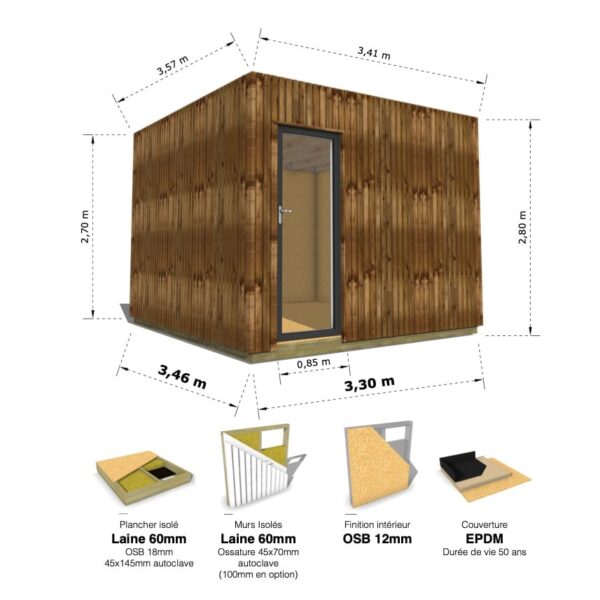 Mini Cube : studio isolé 11.8m² – Image 11