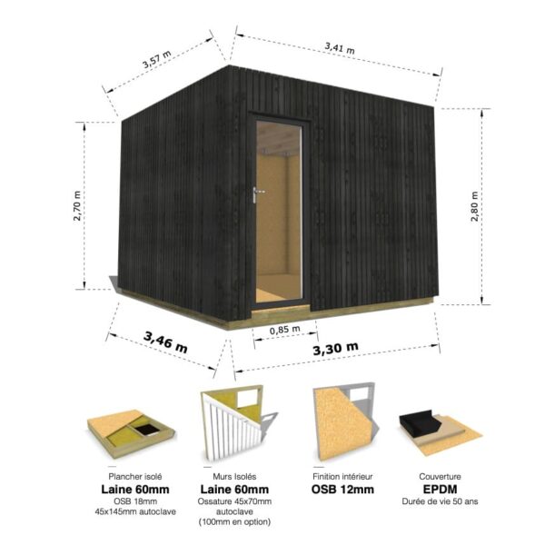 Mini Cube : studio isolé 11.8m² – Image 9