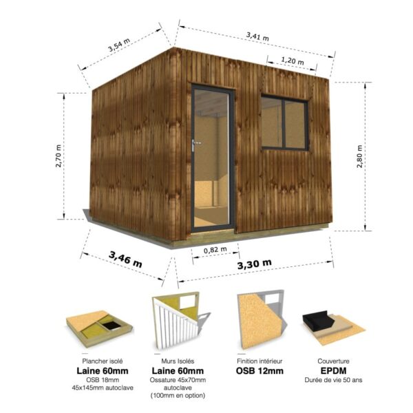 Mini Cube : studio isolé 11.8m² – Image 8
