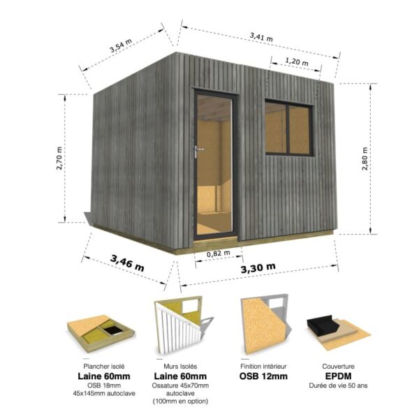 Mini Cube : studio isolé 11.8m² – Image 7