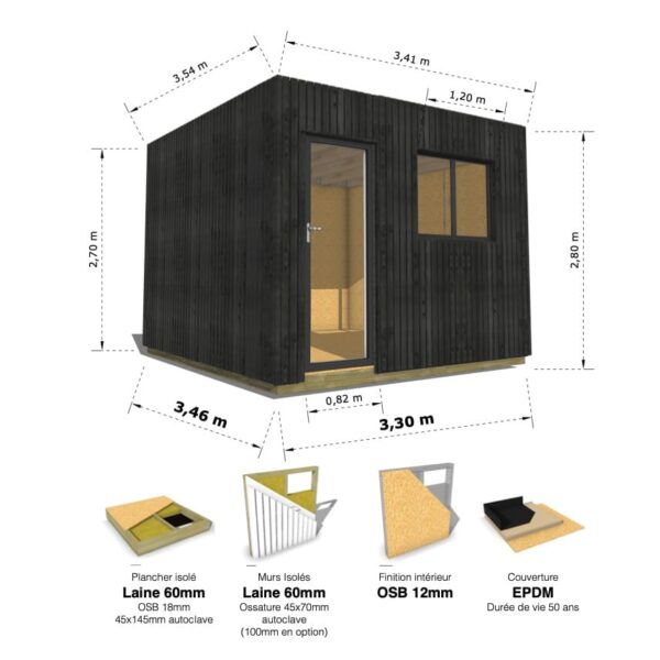 Mini Cube : studio isolé 11.8m² – Image 6