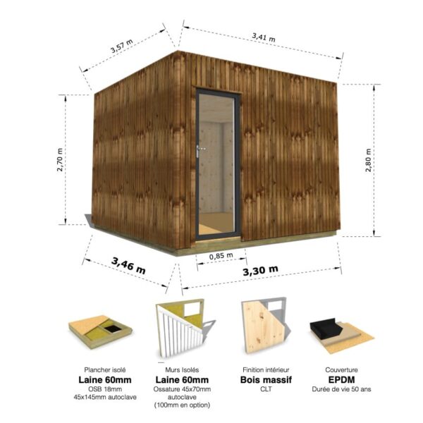 Mini Cube : studio isolé 11.8m² – Image 5