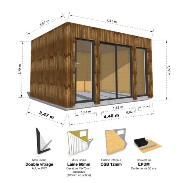 Medium Cube : studio isolé 15.7m² – Image 9