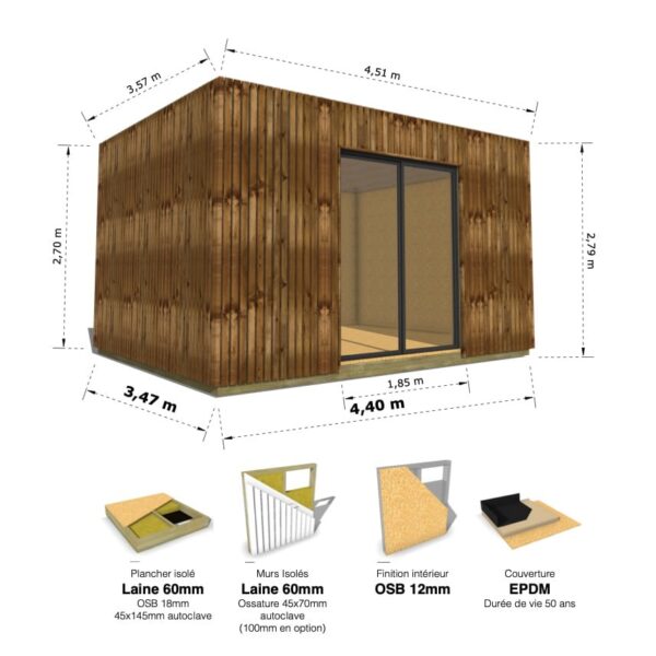 Medium Cube : studio isolé 15.7m² – Image 10