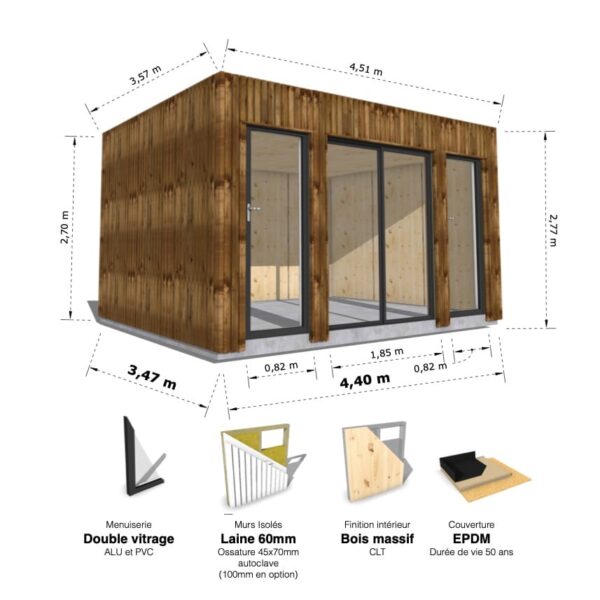 Medium Cube : studio isolé 15.7m² – Image 16