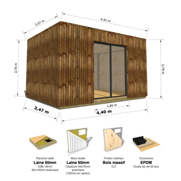 Medium Cube : studio isolé 15.7m² – Image 17
