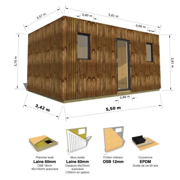 Grand Cube : studio isolé 19.5m² – Image 19