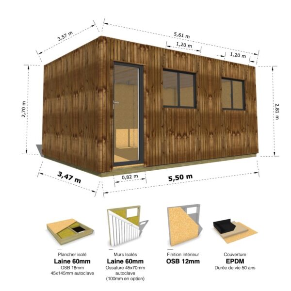 Grand Cube : studio isolé 19.5m² – Image 22