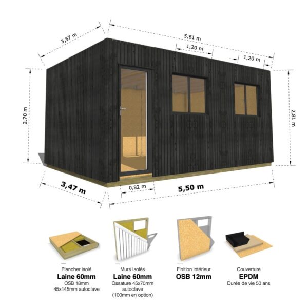 Grand Cube : studio isolé 19.5m² – Image 27
