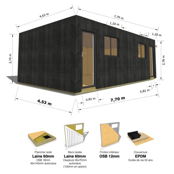 Ultra Cube : studio isolé 35.8m² – Image 10