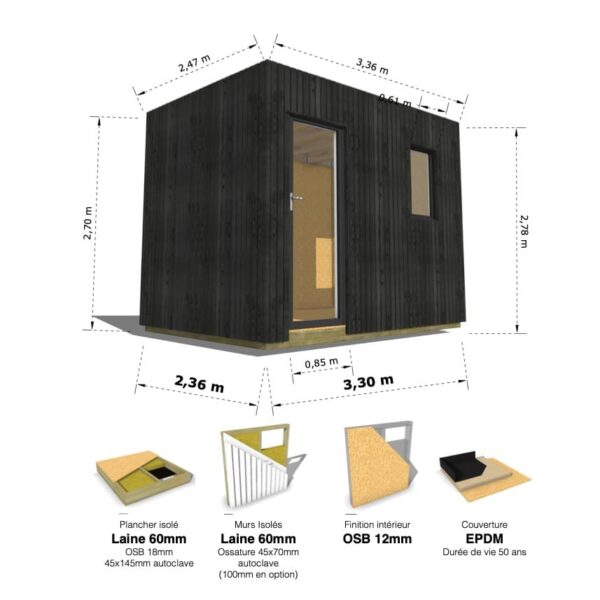 Nano Cube : studio isolé 7.8m² – Image 10