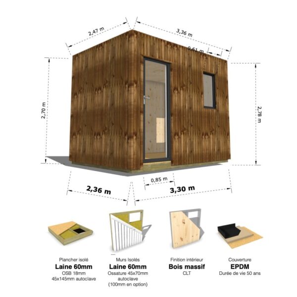 Nano Cube : studio isolé 7.8m² – Image 11